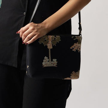 Black Palm Crossbody Bag