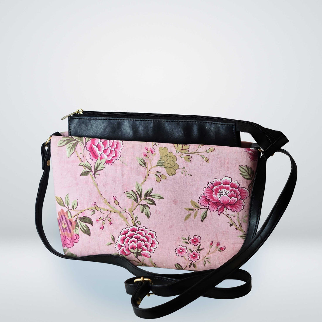 Elegant Floral Print Women's Sling Bag – Chic Handbag for Women