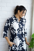 Black ikhat coord set | Co-Ord Set | Shop stylish women's clothing online at Label Flavia |