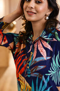 Cotton Printed Straight Cord Set | Co-Ord Set | Shop stylish women's clothing online at Label Flavia |