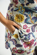 Floral Multicolor Organic Printed Pure Cotton Loungewear Set | | Shop stylish women's clothing online at Label Flavia |
