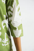 Green Ikat Cotton Co-ord Set - Top & Trousers | Co-Ord Set | Shop stylish women's clothing online at Label Flavia |