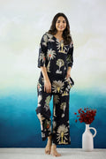 Black Palm Coord set | Co-Ord Set | Shop stylish women's clothing online at Label Flavia |