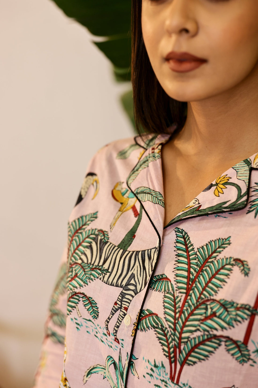 Cotton Printed Night Suit | Co-Ord Set | Shop stylish women's clothing online at Label Flavia |