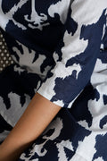 Trendy Blue & White Print Cotton Dream Co-Ord Set – Perfect for Any Occasion | Co-Ord Set | Shop stylish women's clothing online at Label Flavia |