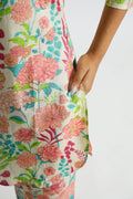 Floral Garden Cotton Co-ord Set - Top & Trousers | Co-Ord Set | Shop stylish women's clothing online at Label Flavia |
