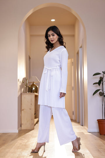 Pleated Cord Set | Co-Ord Set | Shop stylish women's clothing online at Label Flavia |