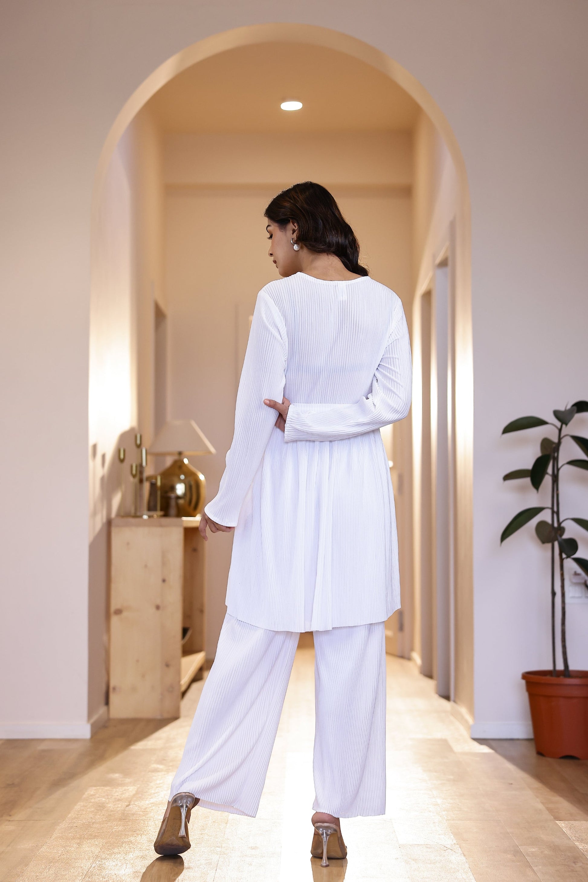 Pleated Cord Set | Co-Ord Set | Shop stylish women's clothing online at Label Flavia |