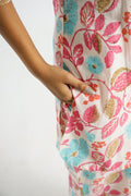 Pastel Floral Cotton Co-ord Set - Top & Trousers | Co-Ord Set | Shop stylish women's clothing online at Label Flavia |