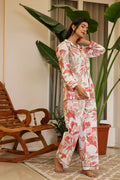 Cotton Printed Night Suit | Co-Ord Set | Shop stylish women's clothing online at Label Flavia |