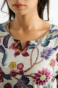 Floral Multicolor Organic Printed Pure Cotton Loungewear Set | | Shop stylish women's clothing online at Label Flavia |