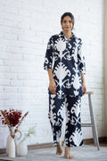 Black ikhat coord set | Co-Ord Set | Shop stylish women's clothing online at Label Flavia |