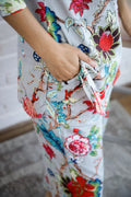 Lite Blue Floral Cotton Coord Set | Co-Ord Set | Shop stylish women's clothing online at Label Flavia |