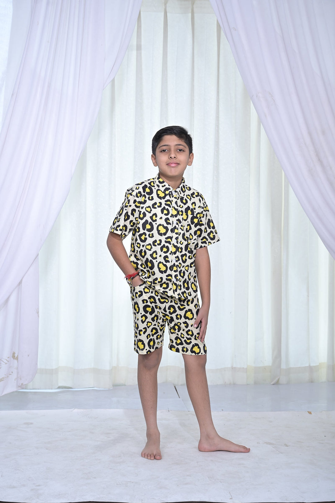 Boys' Wild Style Leopard Print Coord Set