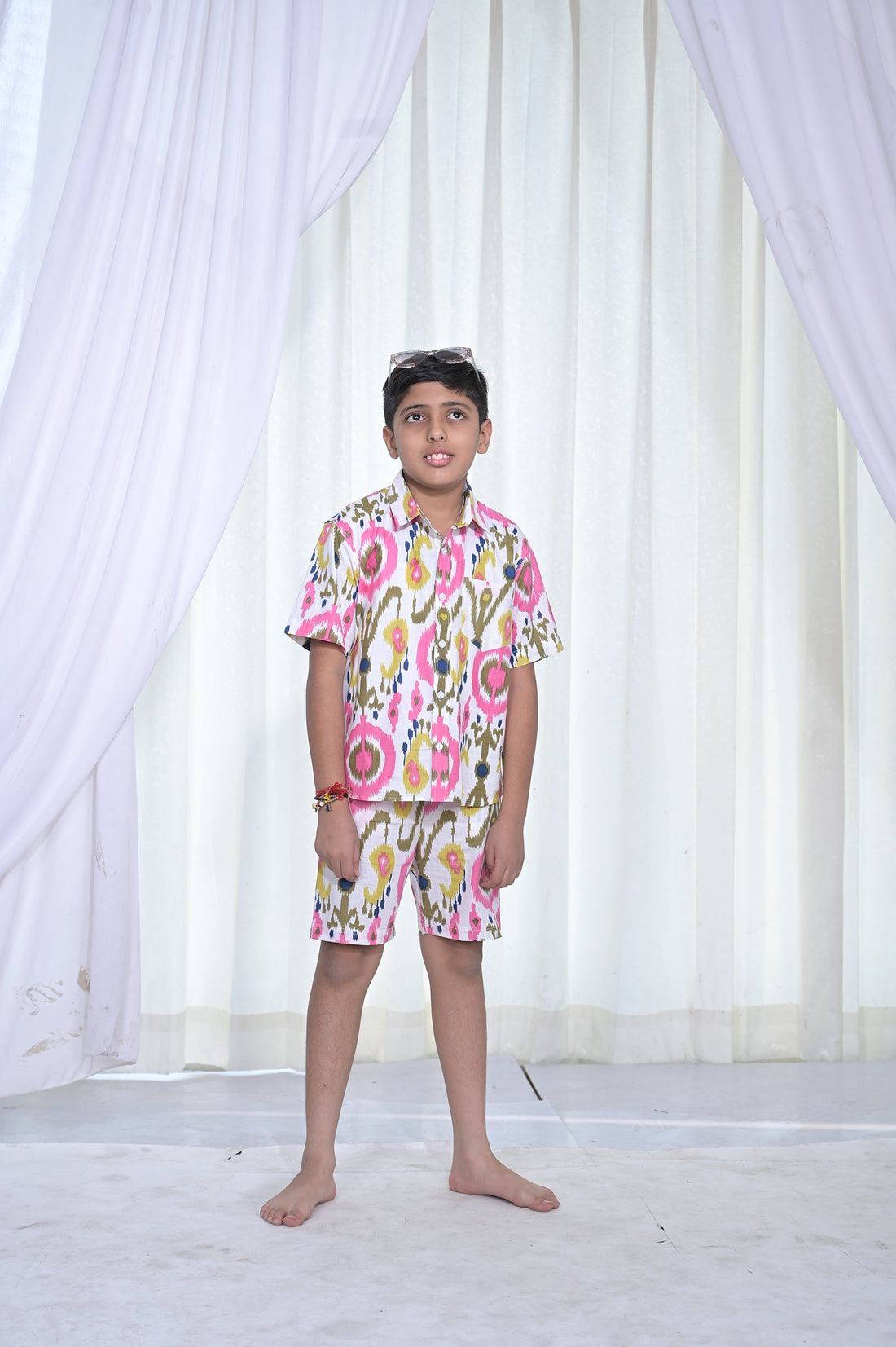 Boys' Ikat Pop Print Coord Set