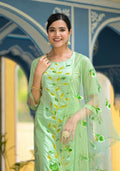 Cotton Dobby Kurta Pant Set | | Shop stylish women's clothing online at Label Flavia |