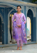 Cotton Dobby Kurta Pant Set | | Shop stylish women's clothing online at Label Flavia |