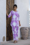 Cotton Printed Cord Suit | Co-Ord Set | Shop stylish women's clothing online at Label Flavia |