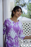 Cotton Printed Cord Suit | Co-Ord Set | Shop stylish women's clothing online at Label Flavia |