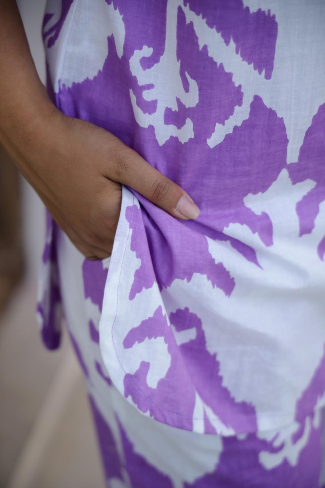 Cotton Printed Cord Suit | Co-Ord Set | Shop stylish women's clothing online at Label Flavia |