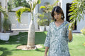 Cotton Embroidered Straight Fit Kurti | | Shop stylish women's clothing online at Label Flavia |