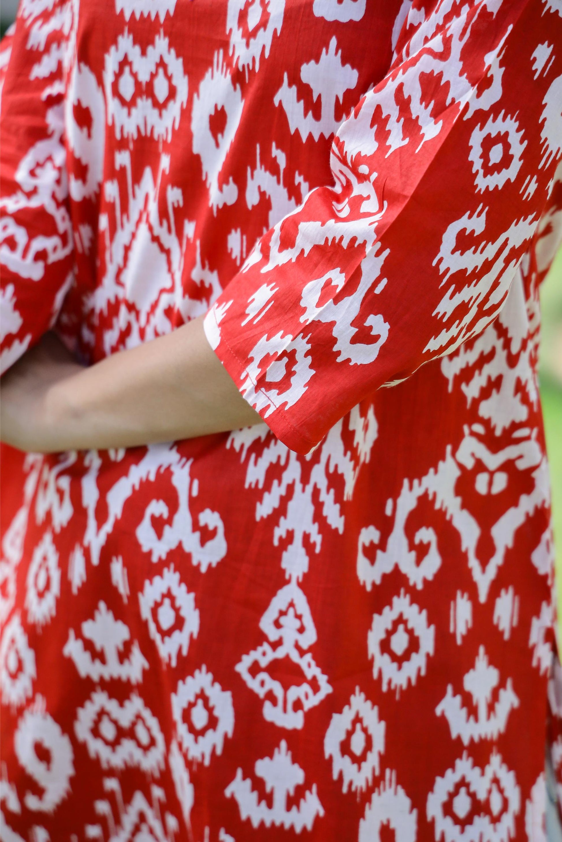 Cotton Embroidered Straight Fit Kurti | | Shop stylish women's clothing online at Label Flavia |