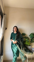 Cotton Dobby Kurta Pant Set | | Shop stylish women's clothing online at Label Flavia |