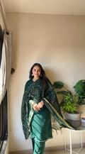 Cotton Dobby Kurta Pant Set | | Shop stylish women's clothing online at Label Flavia |