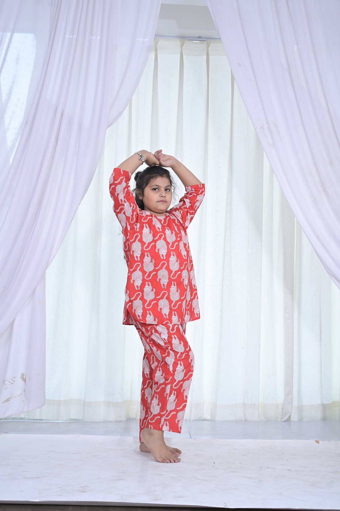 Girls Red Coord Set