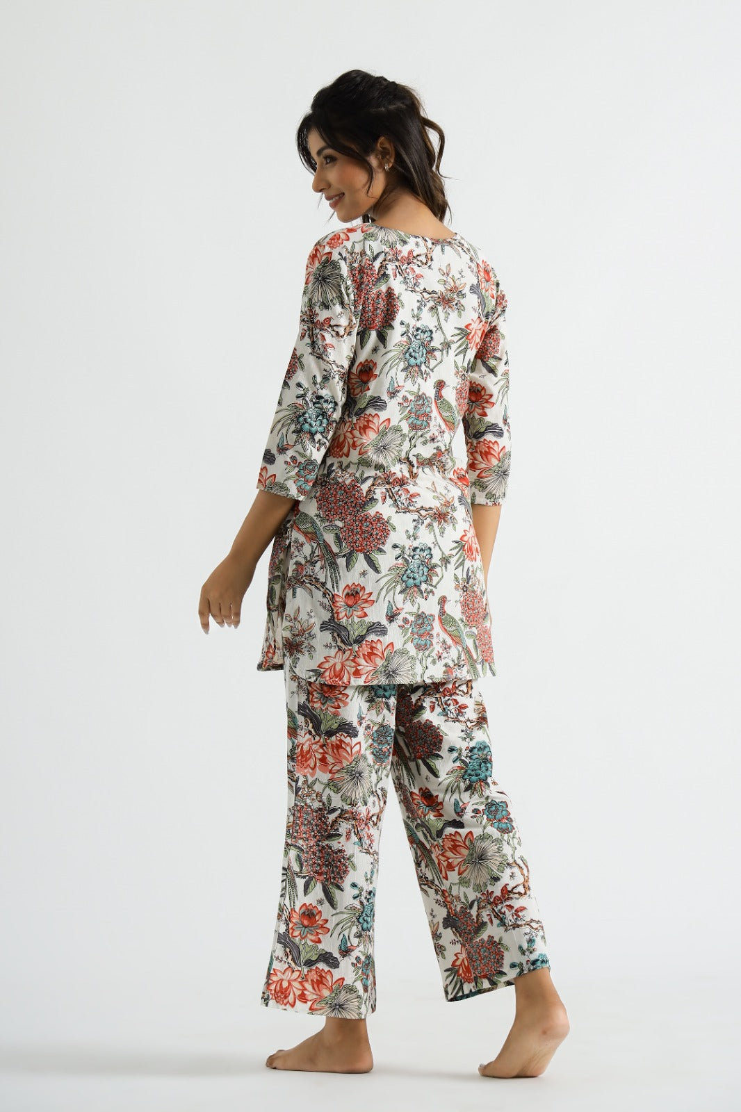 Stylish Multicolor Animal Print Cotton Dream Co-Ord Set – Stand Out in Style | Co-Ord Set | Shop stylish women's clothing online at Label Flavia |