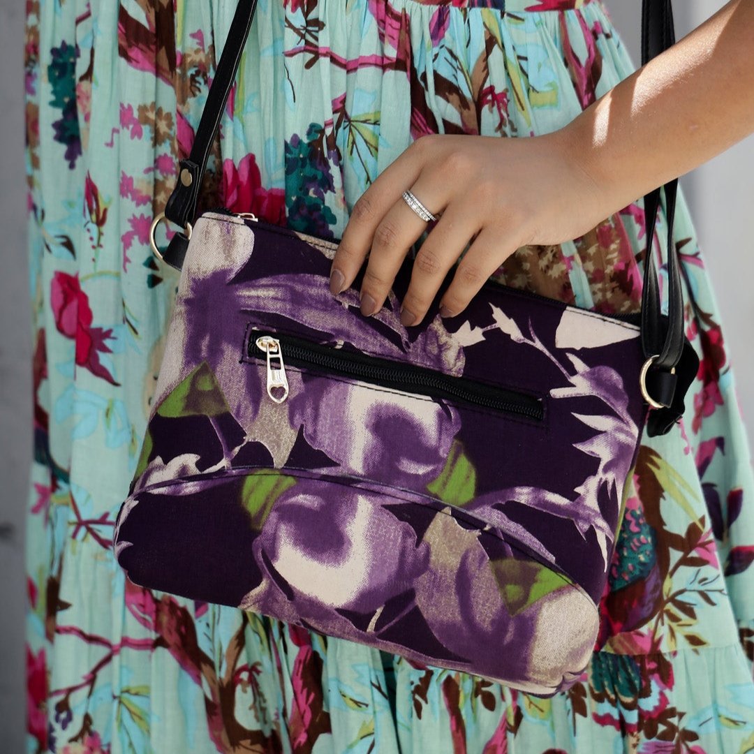 Magenta Jungle Crossbody Bag – LuxebyFlavia
