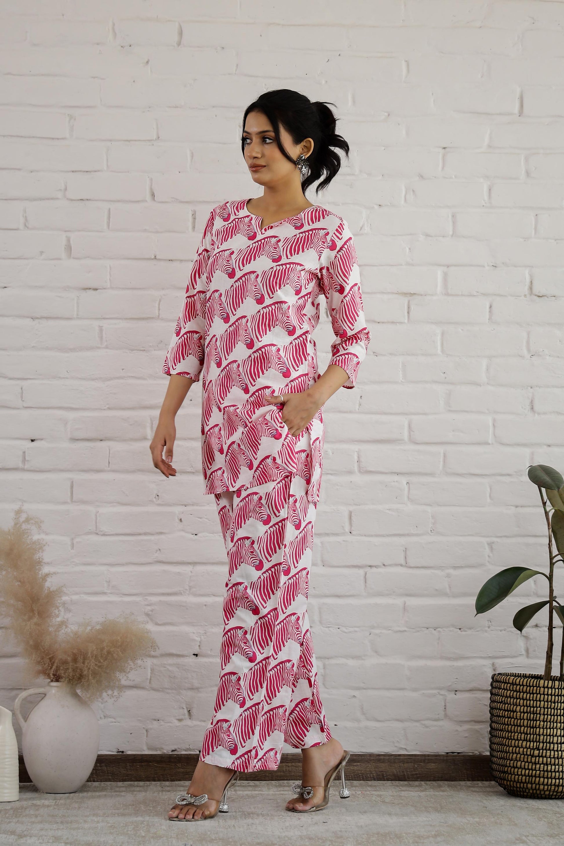 Cotton Printed Co-ord Set | Co-Ord Set | Shop stylish women's clothing online at Label Flavia |