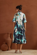 Cotton Printed Dress | A-Line Dress | Shop stylish women's clothing online at Label Flavia |