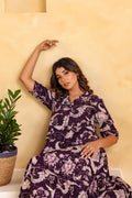 Cotton Printed Dress | A-Line Dress | Shop stylish women's clothing online at Label Flavia |