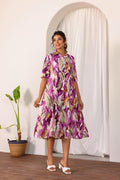 Cotton Printed Dress | A-Line Dress | Shop stylish women's clothing online at Label Flavia |