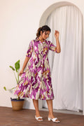 Cotton Printed Dress | A-Line Dress | Shop stylish women's clothing online at Label Flavia |