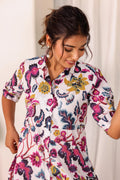 Cotton Printed Dress | A-Line Dress | Shop stylish women's clothing online at Label Flavia |