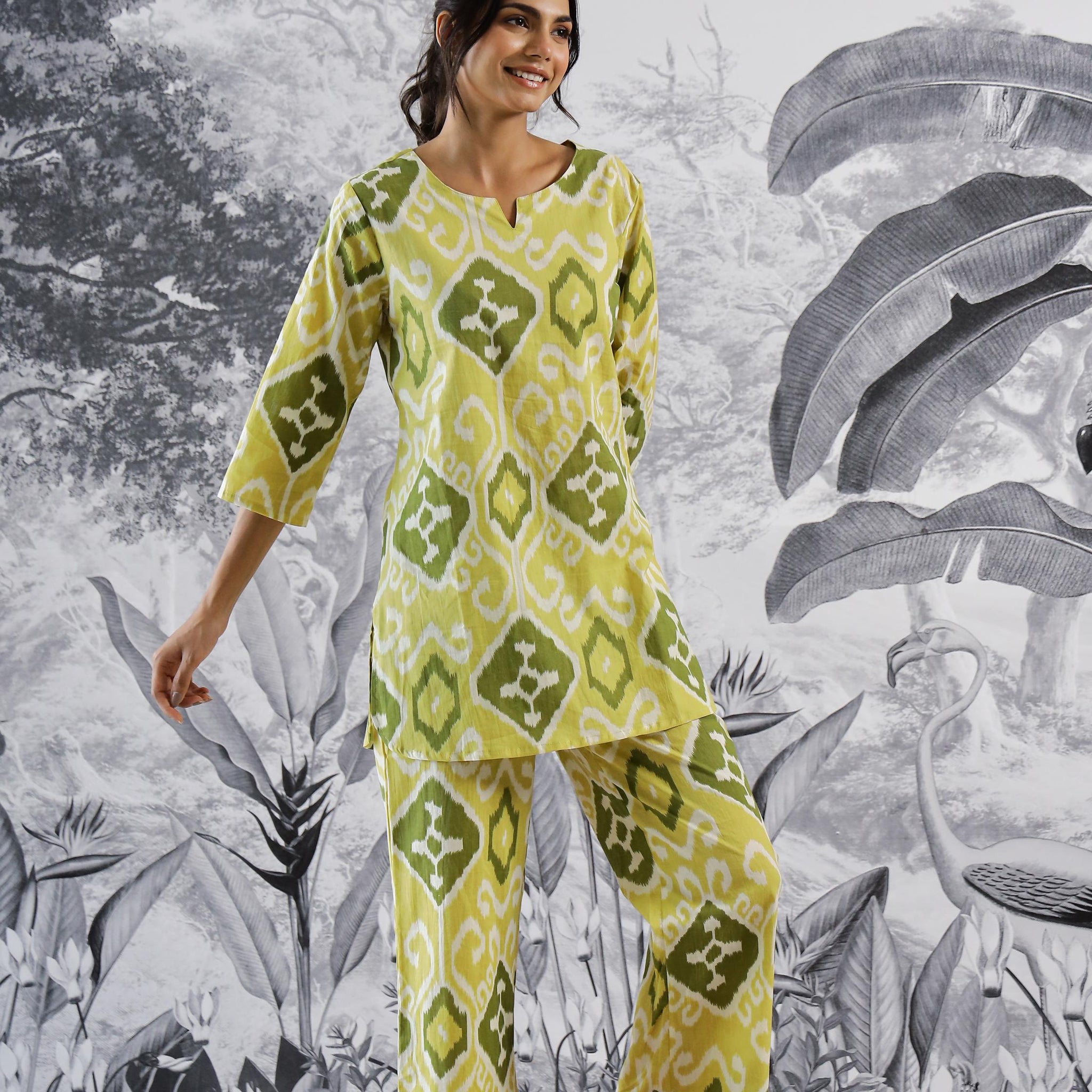 Cotton Printed Co-ord Set | Co-Ord Set | Shop stylish women's clothing online at Label Flavia |