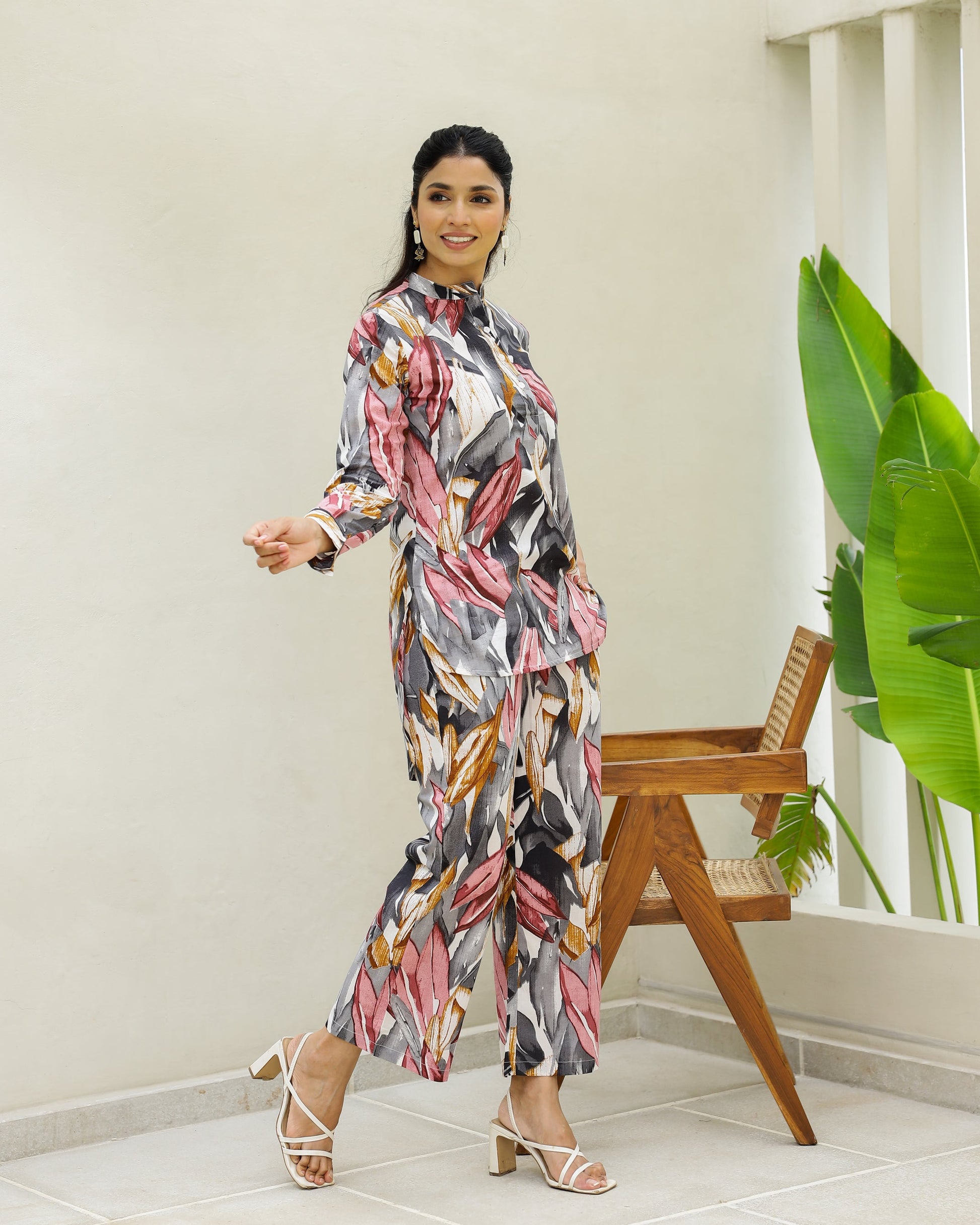 Cotton Printed Co-ord Set | Co-Ord Set | Shop stylish women's clothing online at Label Flavia |