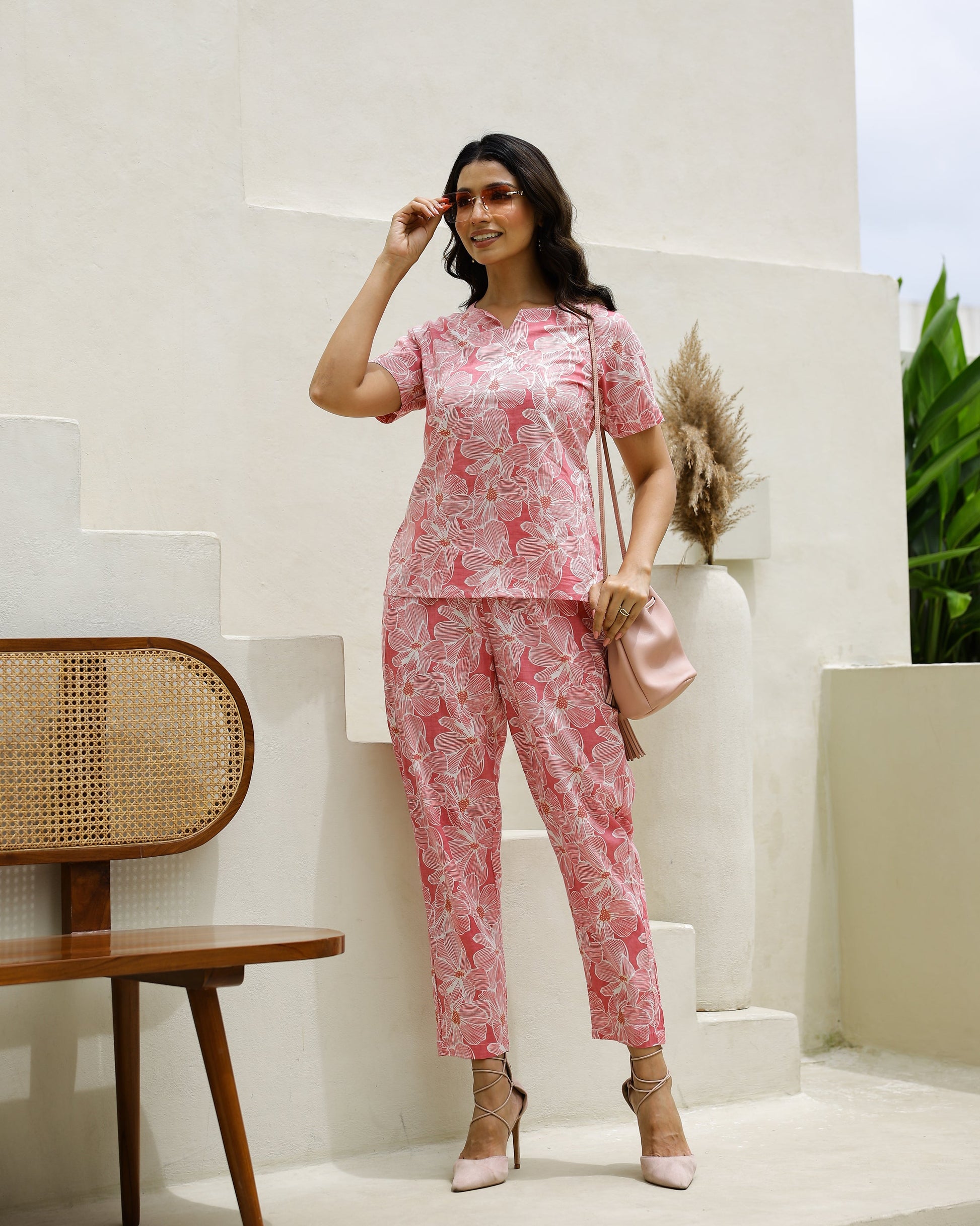 Cotton Printed Co-ord Set | Co-Ord Set | Shop stylish women's clothing online at Label Flavia |