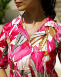 Cotton Printed Dress | A-Line Dress | Shop stylish women's clothing online at Label Flavia |