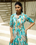Cotton Printed Dress | A-Line Dress | Shop stylish women's clothing online at Label Flavia |