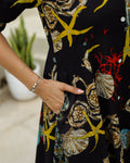 Cotton Printed Dress | A-Line Dress | Shop stylish women's clothing online at Label Flavia |